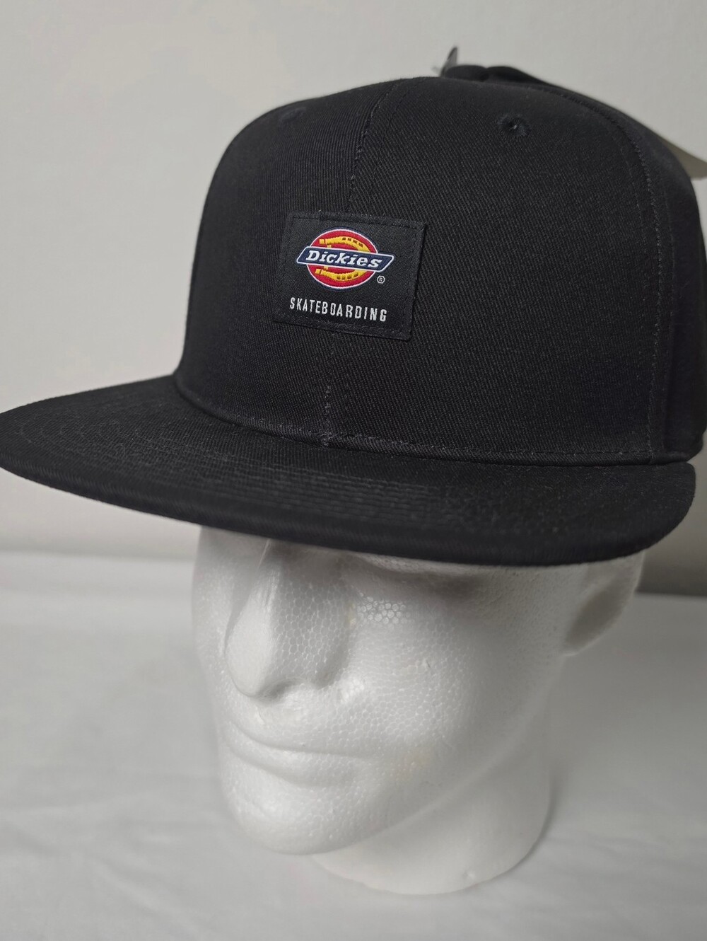 Dickies Black Skateboarding Snapback Hat New With Tags